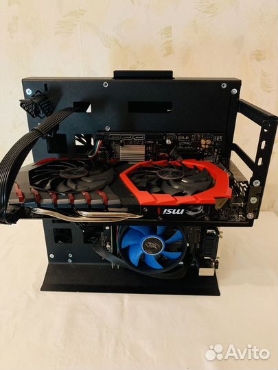 Игровой пк в открытом корпусе