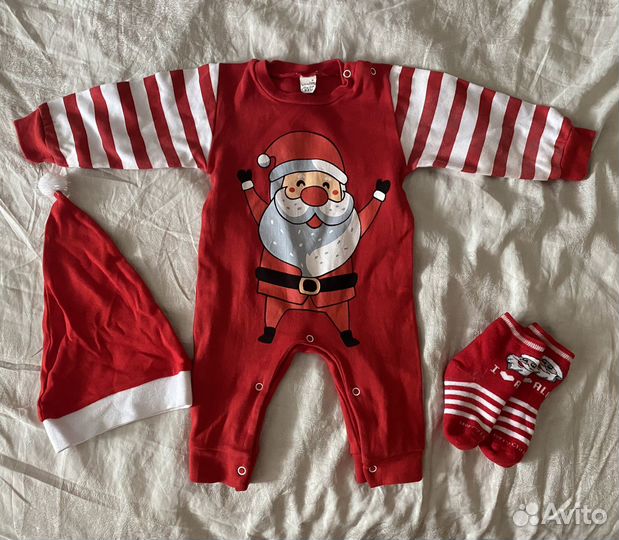 Новогодний костюм для малыша праздничный