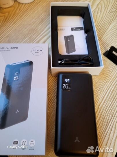 Внешний аккумулятор,пауэрбанк 20 000мАч новый