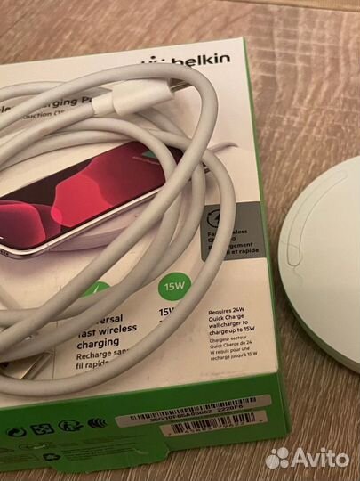 Беспроводная зарядка Belkin 15 Вт