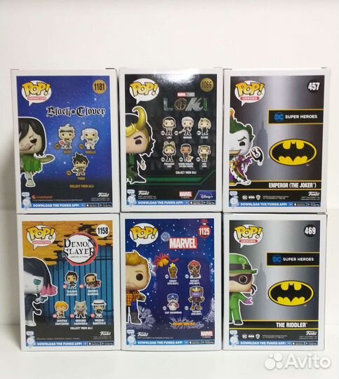 Funko Pop Marvel/DC/Anime