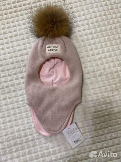 Шапка шлем для девочки