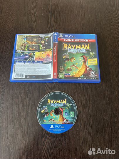 Диск на PS4 PS5 Rayman Legends в идеале
