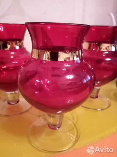 Цветное стекло. Чехословакия. 80х