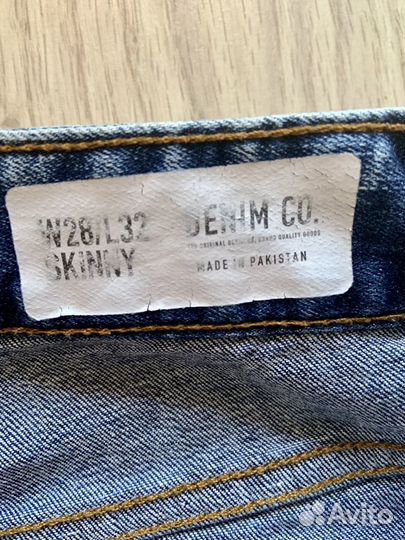 Джинсы 28 размер skinny denim co