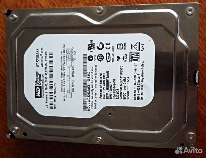 Жесткий диск HDD