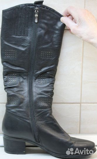 Сапоги женские чёрные