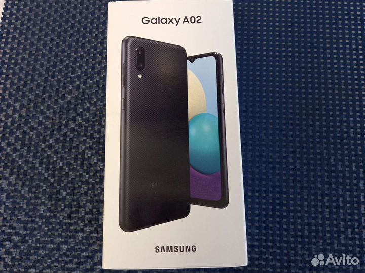 Коробка от телефона samsung А 12,А02