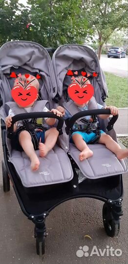 Прогулочная коляска для двойни valco baby snap duo