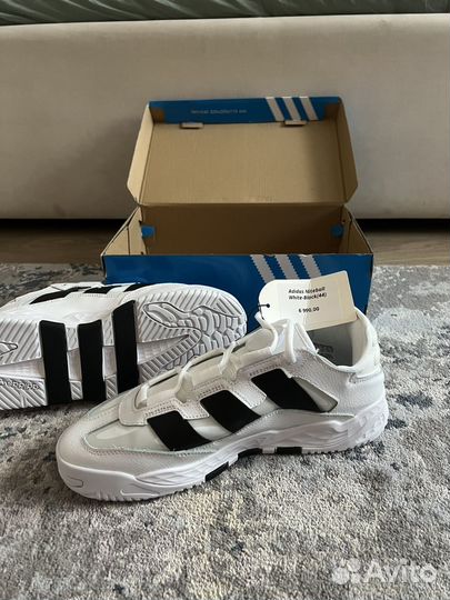 Кроссовки Adidas niteball black white