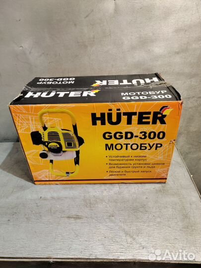 Мотобур huter GGD-300