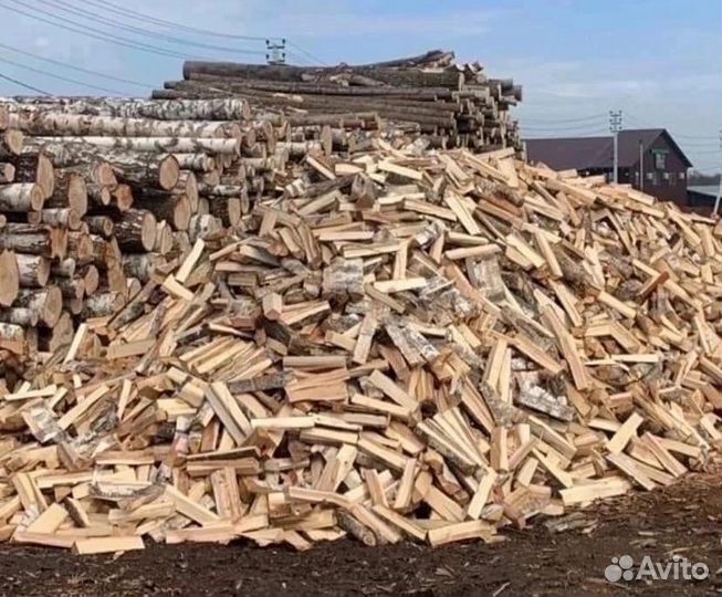 Дрова колотые