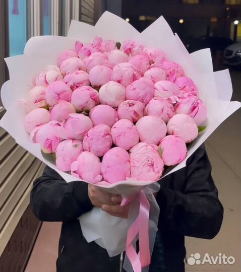 Цветы пионы Букет пионов Пионы Цветы