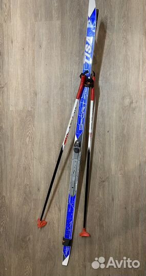 Лыжные ботинки fischer 35 размер и лыжи к ним