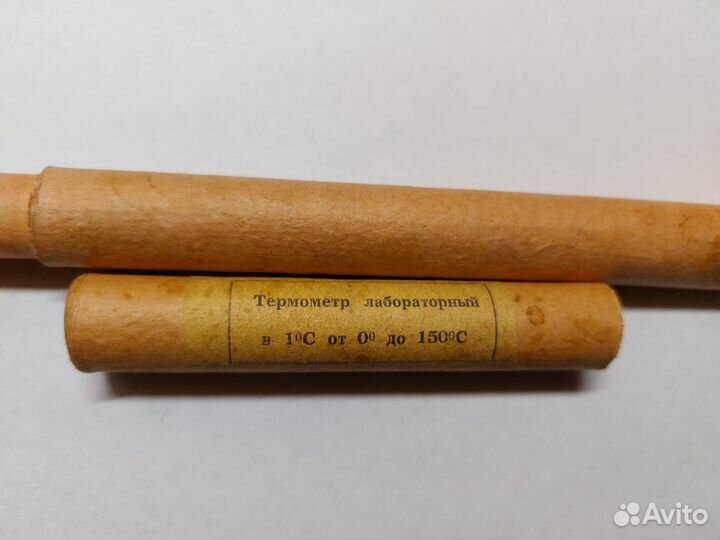 Термометр лабораторный стеклянный ртутный СССР