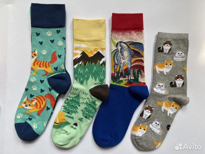 Носки картины женские