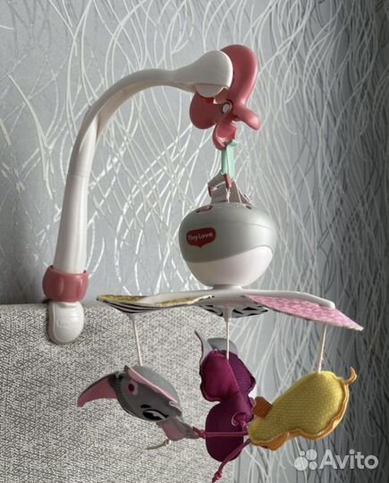 Игрушки пакетом для малышей+мобилька Tiny Love