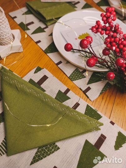 Новогодний текстиль/салфетки/дорожки/скатерть