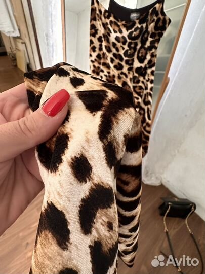 Платье леопардовый принт