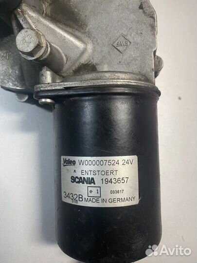 Мотор стеклоочистителя scania 1943657