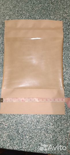 Пакеты дой пак 16х25см с окном и зип-замком