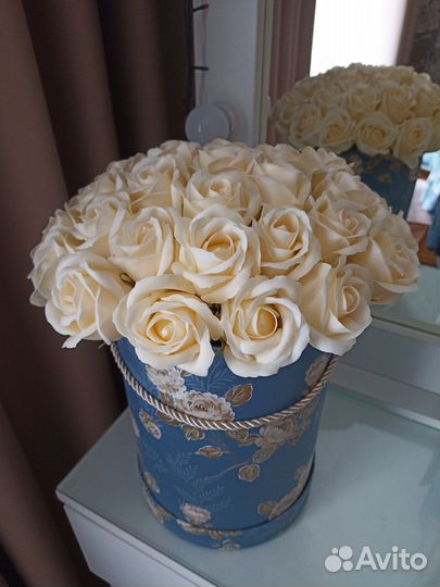 Букет из мыльных цветов