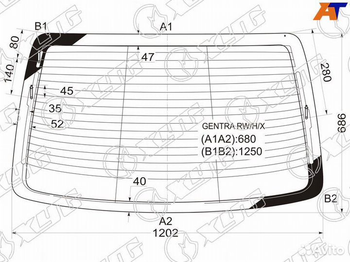 Лобовое стекло на Chevrolet Aveo 06-11г