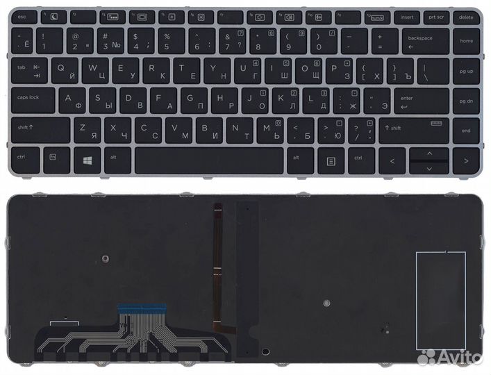 Клавиатура для HP EliteBook 1040 G3 c подсветкой