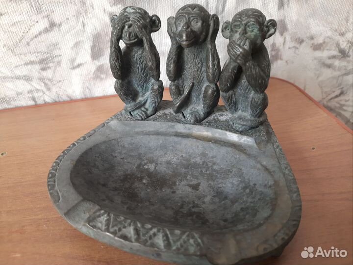 Пепельница бронза СССР