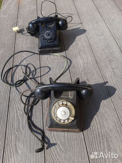 Телефонный аппарат 2 шт. времен СССР