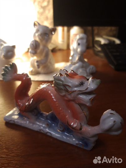 Фарфоровые фигурки животных