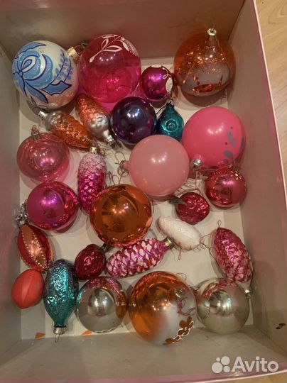 Елочные игрушки советские СССР