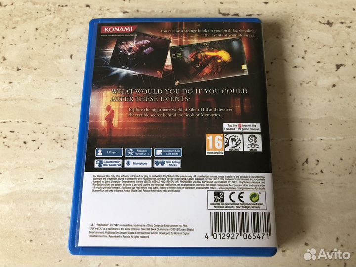 Silent Hill Book of Memories PS Vita