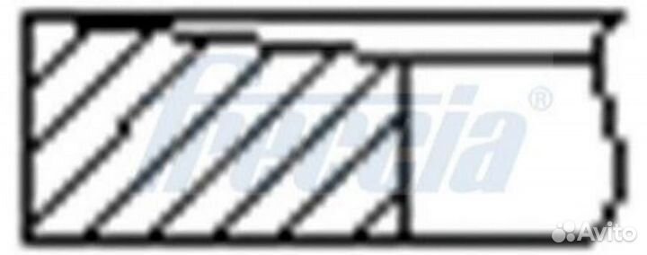 Freccia FR10-385700 Комплект поршневых колец на 1