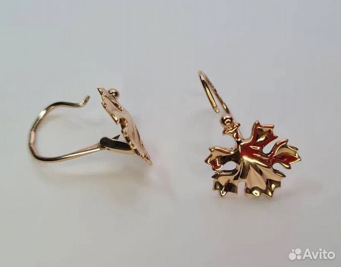 Золотые серьги СССР