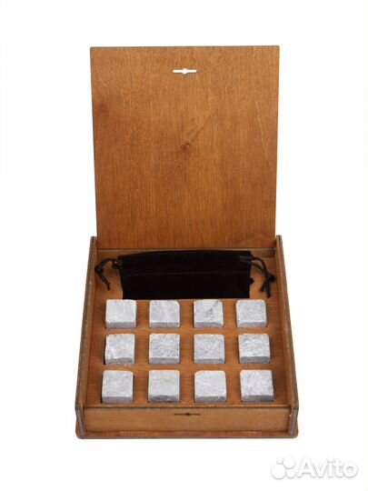 Камни для виски подарочный набор 12 камней