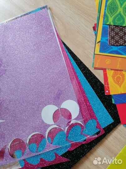 Цветная бумага, цветной картон