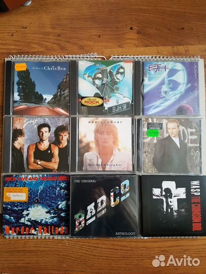 Cd диски фирменные разное