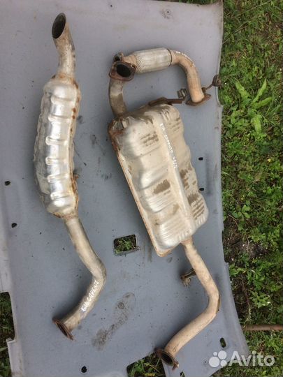 Приемная труба глушителя киа соренто 2.5 tdi