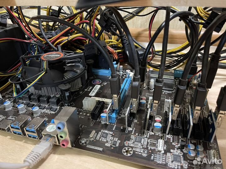 Тушка для майнинга в сборе 8 карт. (RTX3070+)