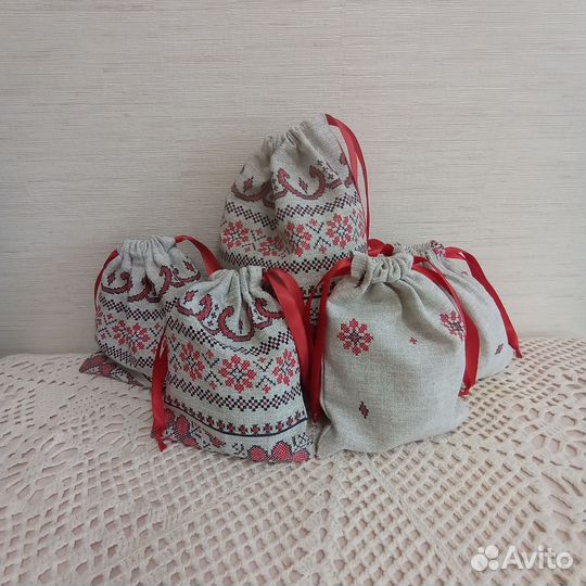 Набор Эко мешочков из Рогожки