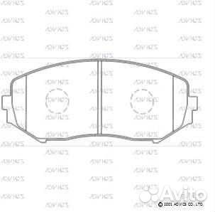 Advics SN131 Колодки тормозные suzuki escudo/grand vitara 05- перед