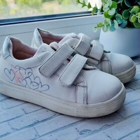 Детские белые кроссовки для девочк�и 26