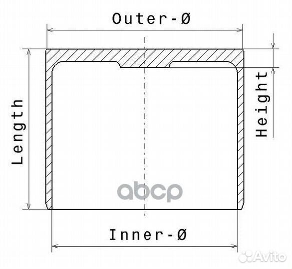 Толкатель renault 97/02- 1.9dTi/1.5dCi (7,70)
