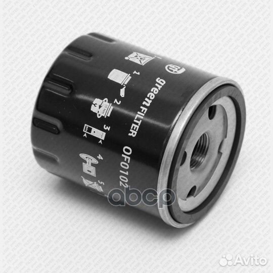 Фильтр масляный Ford/Citroen/GreenFilter/ OF010