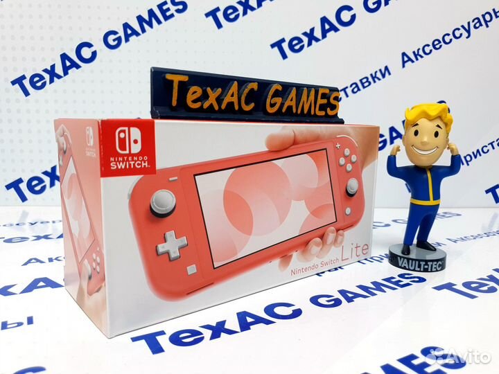 Nintendo Switch Lite: Коралловый, Бирюзовый, Синий