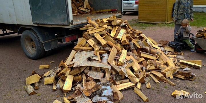 Дрова Осина подготовленные с доставкой любого объе