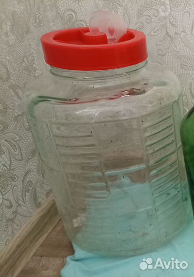 Банки разные. Бутыль стеклянная для вина 18 лит
