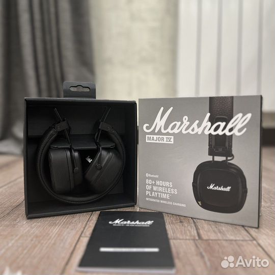 Marshall Major 4 IV (черные, новые)