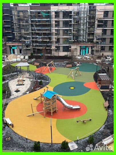 Бесшовное резиновое покрытие